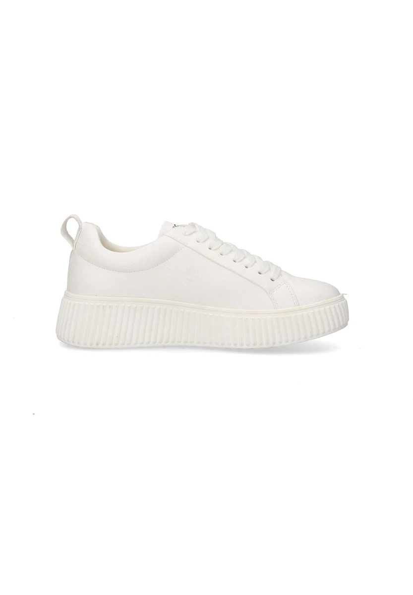 Dockers by Gerli Damen Plateau Sneaker 55KJ206-610500 Schnürschuh Weiss