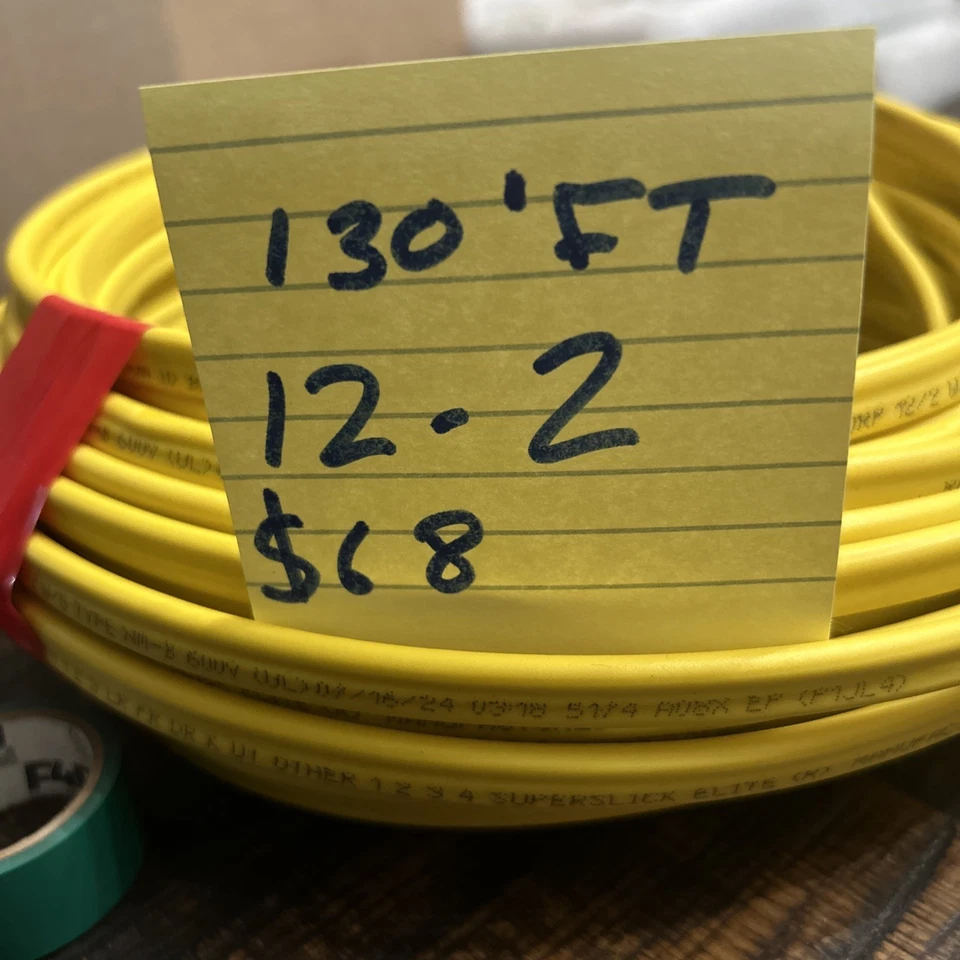 Romex 12/2 De 130’ft