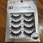Ardell 3D Faux Mink Lashes 854, Black False Eyelashes, 4 Pairs