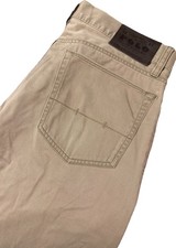 Polo Ralph Lauren Classic Chino Khaki Pant Cotton 5-Pocket Logo Men's 32x30 Flaw