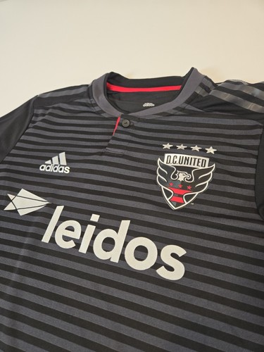 DC United 2018/19 Home Player Edition Fußball Trikot Schwarz Herren Medium - Bild 1 von 14