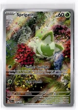 Sprigatito Illustration Rare SV02: Paldea Evolved 196/193 NM