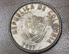 2007 Colombia 50 Pesos