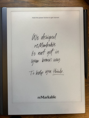 reMarkable 2 Tablet + Marker Plus + Mosaic Weave Folio + Charging Cord