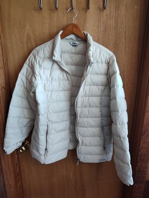 Women Eddie Bauer 650 Down Packable Lightweight Quilted Puffer Ski Jacket XL