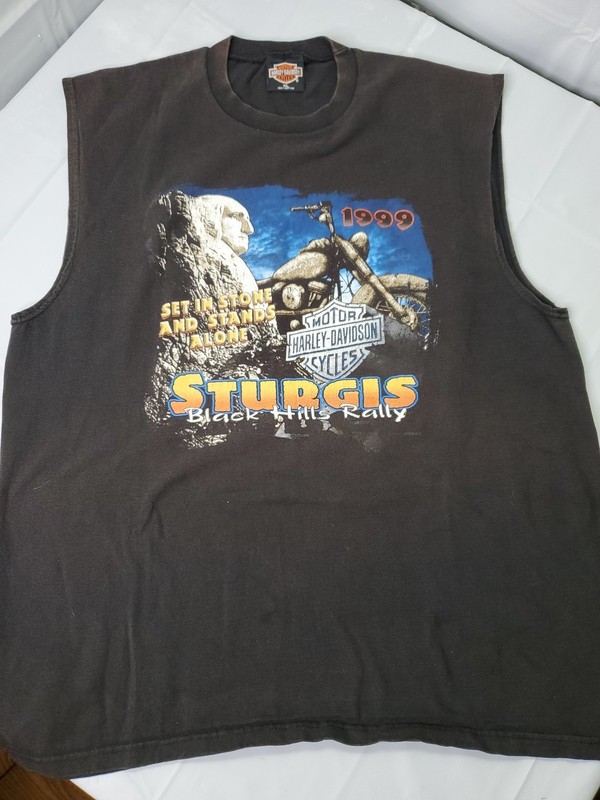 HARLEY DAVIDSON STURGIS BLACK HILL RALLY Rapid City, S.D. Mens XL Vintage 1999