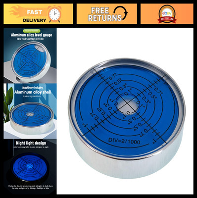 6' 2mm High Precision Universal Bubble Level Gauge - Magnetic Water Leveler, Lum