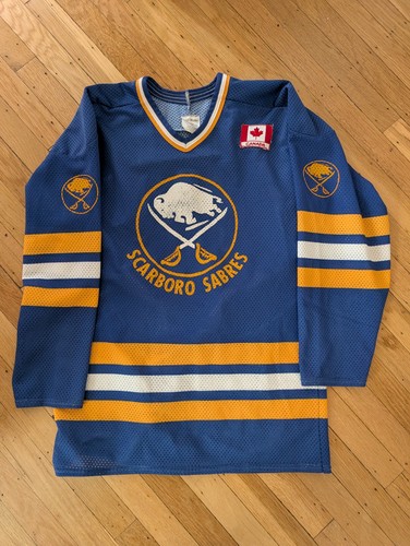 Scarboro Sabres Hockey Jersey S Small - Ontario Canada - Buffalo - Tim Horton 