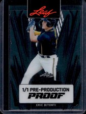 2021 Leaf Metal Eric Bitonti Pre-Production Proof #1/1