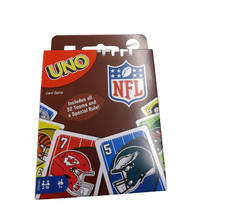 Uno Card Game NFL Edition New