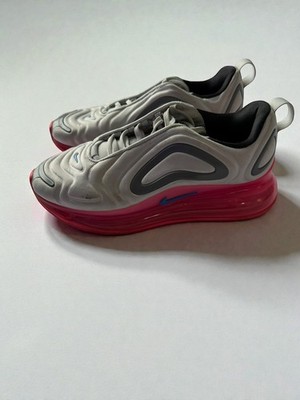 Nike Air Max 720 Pure Platinum Pink Blast (GS) AQ3196-008 Sneaker Shoe Size 5.5Y