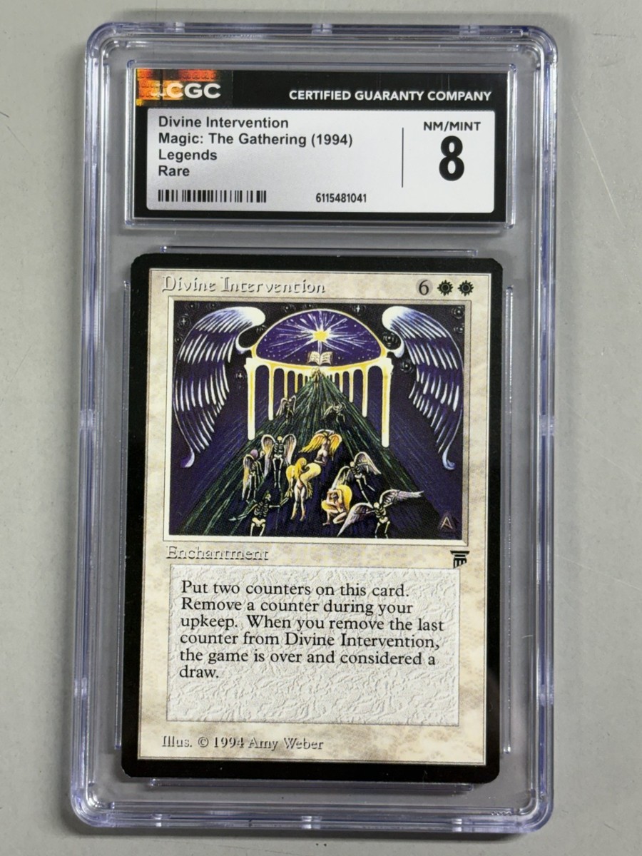 マジック：ザ・ギャザリング MTG Divine Intervention MTG Legends Divine Intervention CGC 8 NM/Mint Rare Magic: The