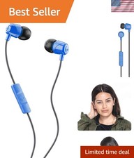 Jib Wired Earbuds: Noise Isolating, In-Line Microphone  3.5mm AUX - Cobalt Blue