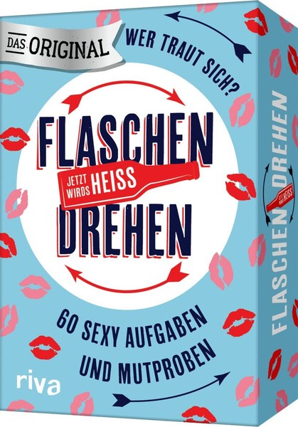 Flaschendrehen Spiel Ab 18 – 60 Aufgaben & Mutproben, Partyspiel, Geschenk-image