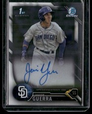 2016 Bowman Chrome Javier Guerra BCAP-JGU Prospects Autographs  AU