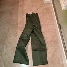 Vintage 60s Adult Vietnam War Chino Green Kahki Military Army Pants Sz 32-34 31