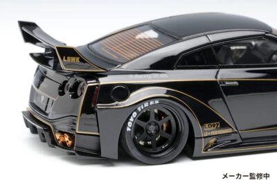 EIDOLON 1/43 LB-Silhouette WORKS NISSAN GT 35GT-RR Black / Gold