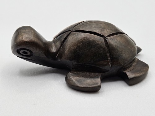Wooden Hand Carved Tortoise Home Decor Sculpture Statue Figurine Turtle Folk Art - Picture 6 of 13