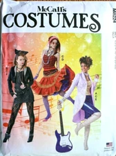 MCCALLS PATTERN 8224 DANCE MUSICAL  COSTUMES  MISSES SIZES 14 16 18 20 22  UNCUT