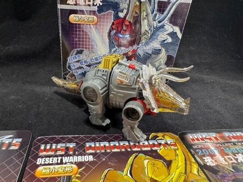 Justitoys WST Dinorobots World Smallest Transformers Lanzallamas Dinobot Escoria - Imagen 7 de 12