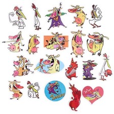 Cow  Chicken Assorted Skateboard Stickers Lot Of 20 Pieces