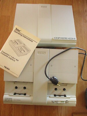 Telex Copyette 1-2-1 Mono EH Cassette Tape Copier Duplicator  Cat. No. 300350000