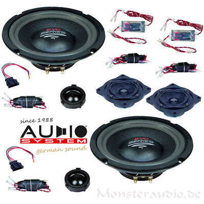 AUDIO SYSTEM 440 Watt 3-Wege Lautsprecher Set für VW Golf 5 Jetta MFit VW Golf 5