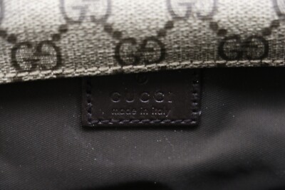 Gucci Large changing Diaper Bag Crossbody GG Supreme Brown 211131