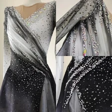ice figure skating competition dress Gymnastics costume dance Dress dyeing