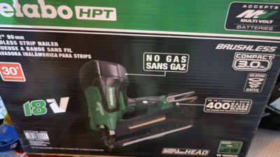 Metabo NR1890DC(S) Cordless Brushless 18V Framing Nailer 30 degree Nail Gun NEW