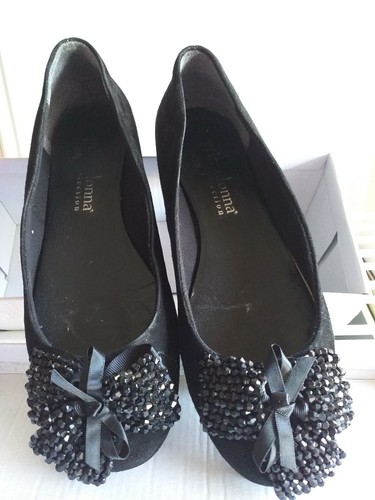 Ballerine slip-on eleganti da donna in nappa color nero fatte a mano –  LeonardoShoes