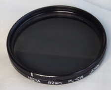 Hoya 62mm PL-Circular Polariser Filter Made in Japan with Round PlasticContainer