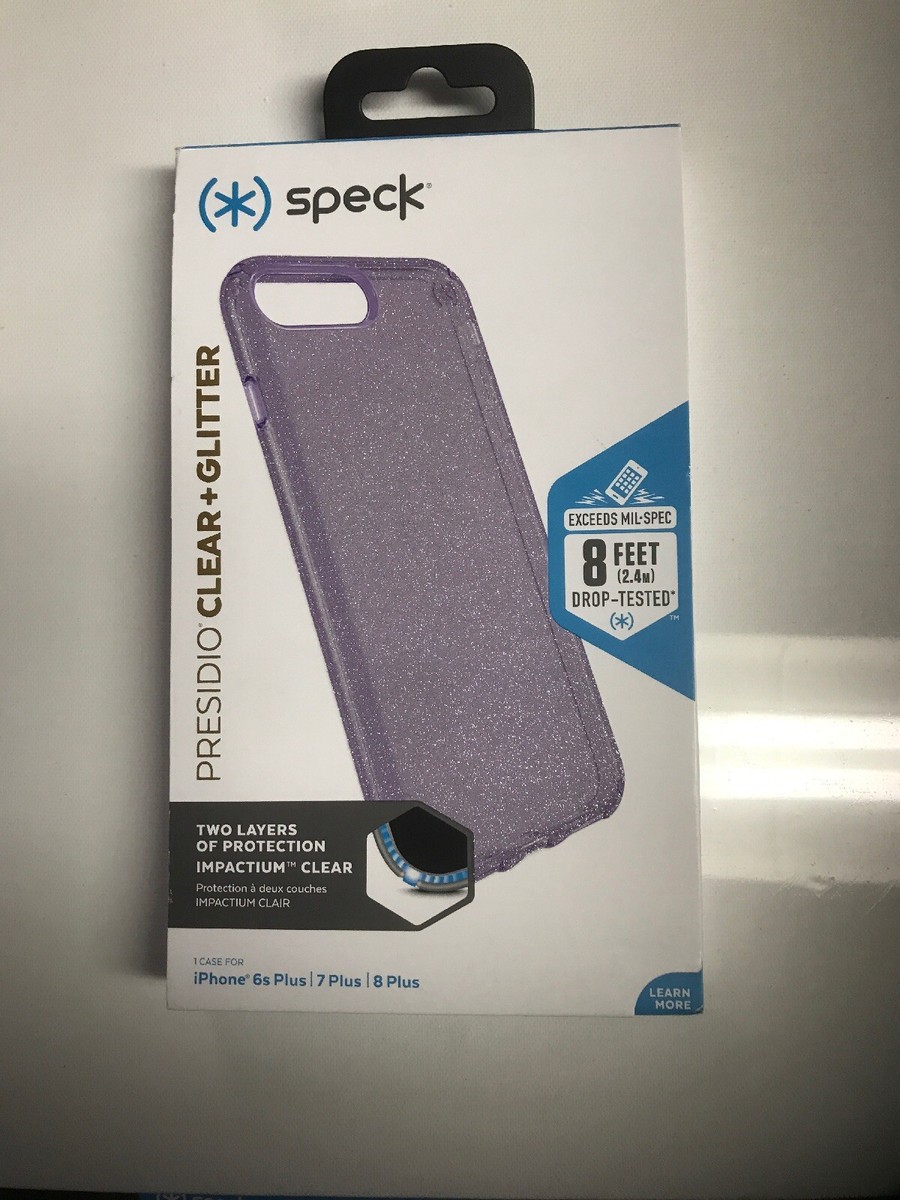 Speck Presidio Clear+ Glitter Case for iPhone 6s/7/8 Plus -Geode