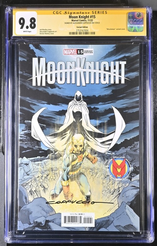 Moon Knight #15 Shalvey Variant Marvel Comics CGC SS 9.8 NM/ MINT