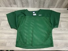 NWT Vintage 90s Reebok green mesh football jersey size Large XL