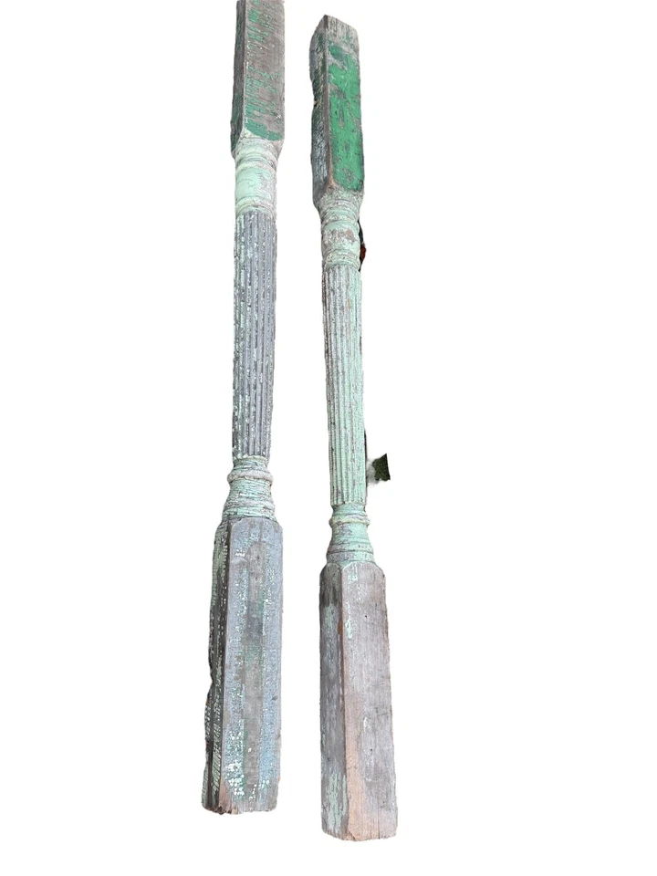 Antique Victorian fluted Porch Post Pillars We Deliver Just Ask For Quote. - Image 2 of 4