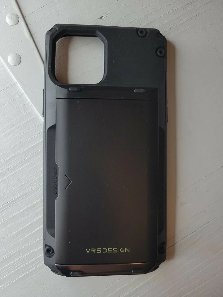 VRS Design Damda Glide Iphone 12 Pro Max Credit Card ID StorageSlideBlack&yellow - Image 2 of 4