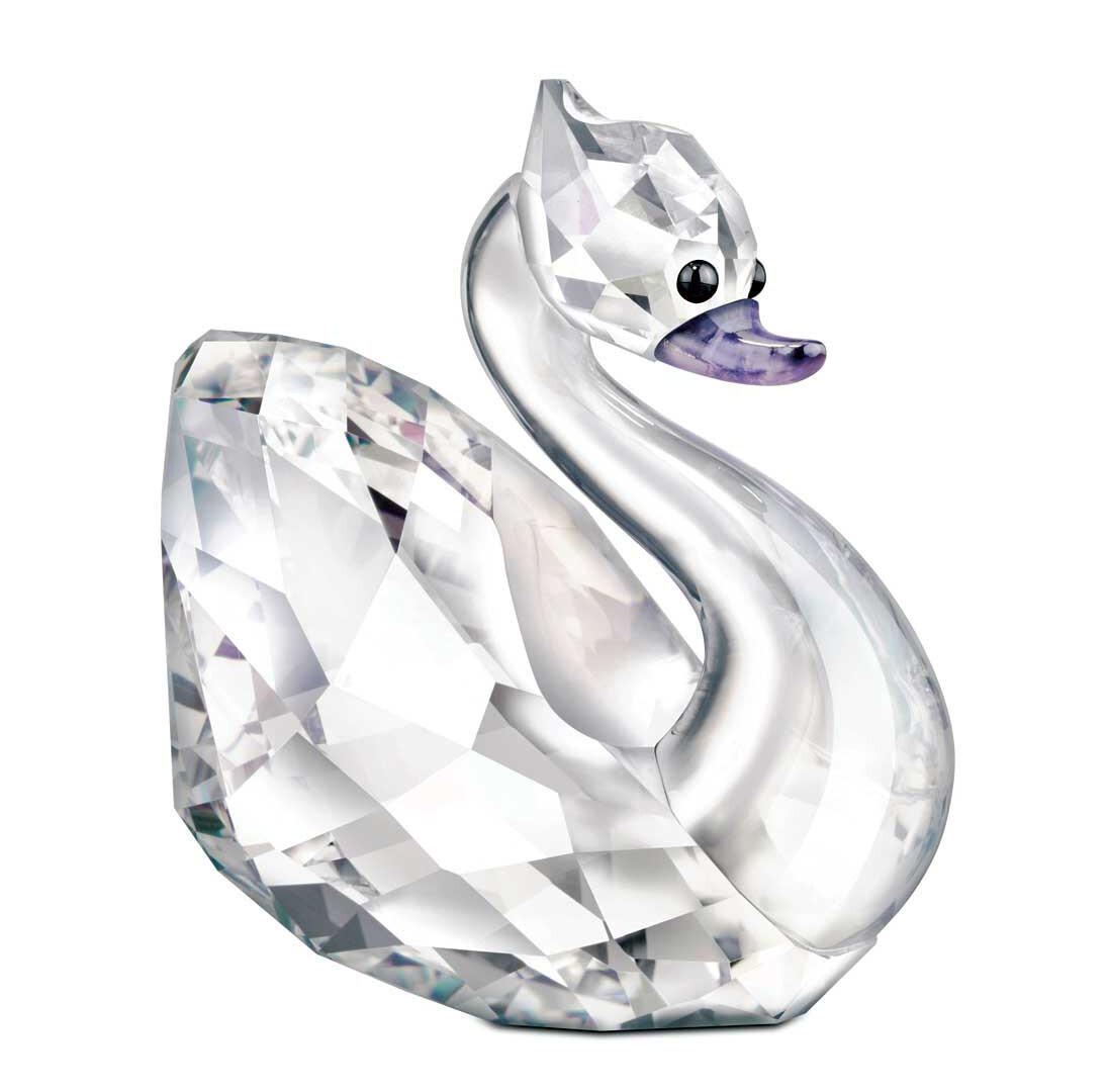 置物 SWAROVSKI (BROADWAY-AUDREY) Swarovski Crystal LovLots Figurine Swan BROADWAY AUDREY