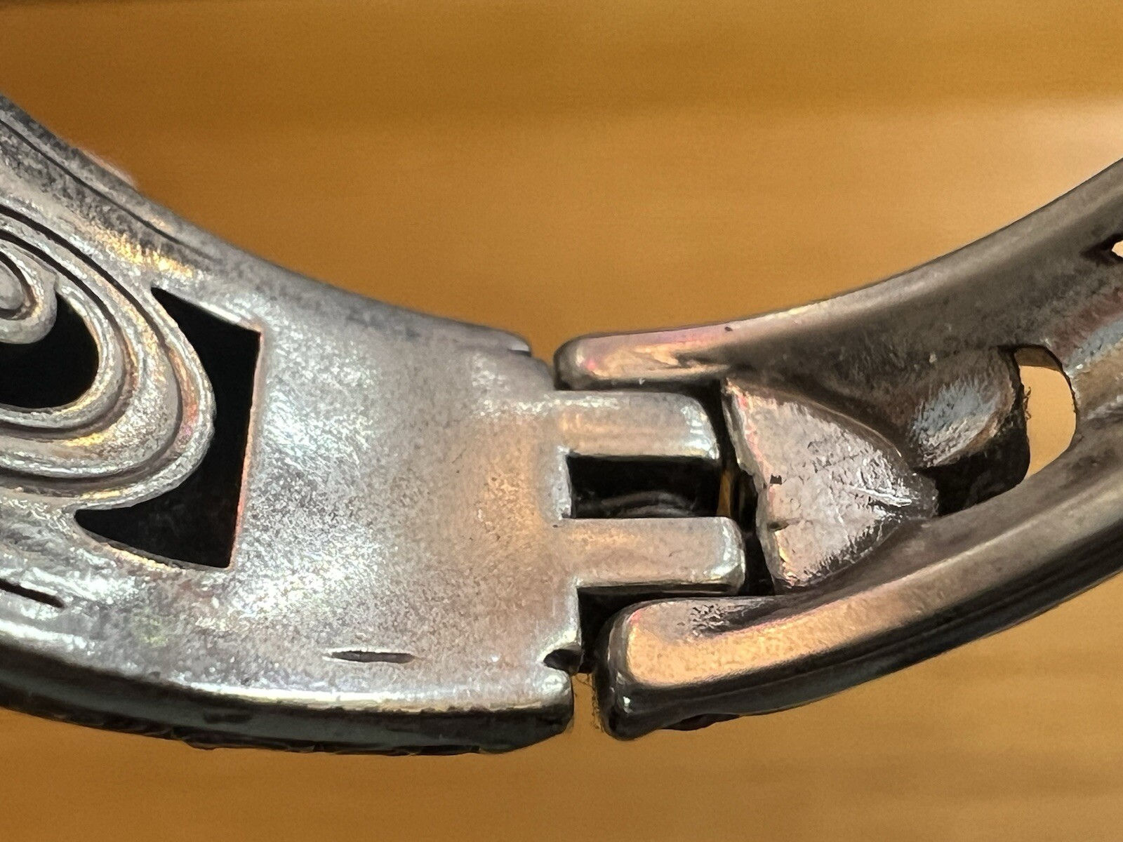 Brighton Rhinestone Leopard Pattern Wide Hinged B… - image 12