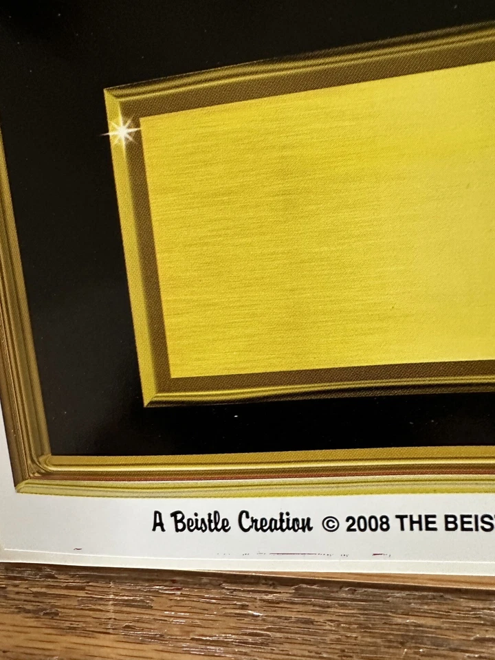Beistle Peel 'N Place Gold Record 5 Pack No. 55407-GD Decoración Fiesta Cumpleaños Foto 4 de 4