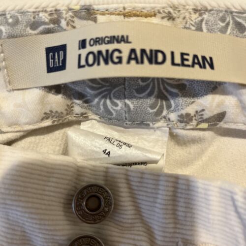 Gap ladies blue jeans original long and lean size 4a White/Cream With Stains - Picture 2 of 11