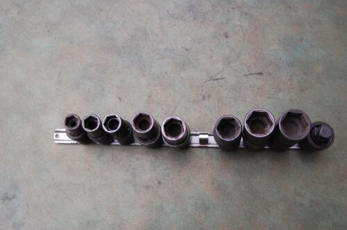 SNAP-ON TOOLS 9 PIECE 1/2 DR SAE. SWIVEL IMPACT SOCKET SET IPL 1/2 - 1" & IP80 - 第 2/5 張圖片