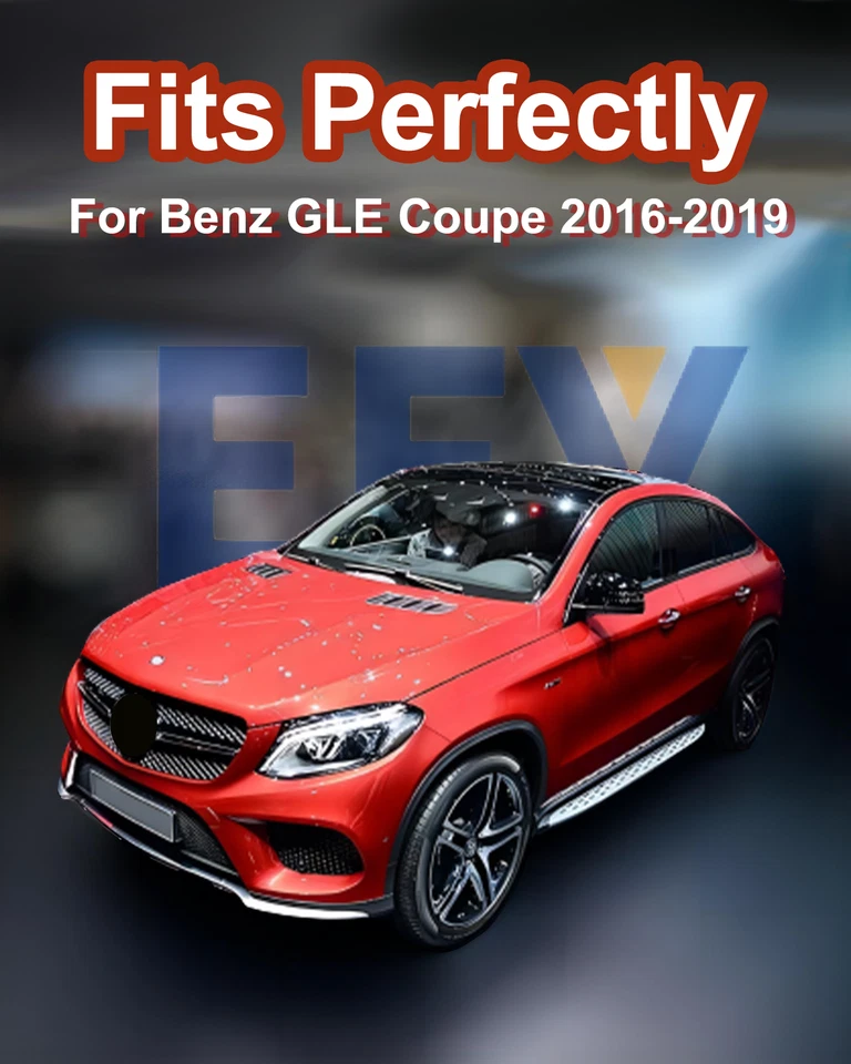 2 estriberas para Mercedes Benz GLE cupé C292 AMG 2016-2019 barra Nerf escalón Foto 2 de 4