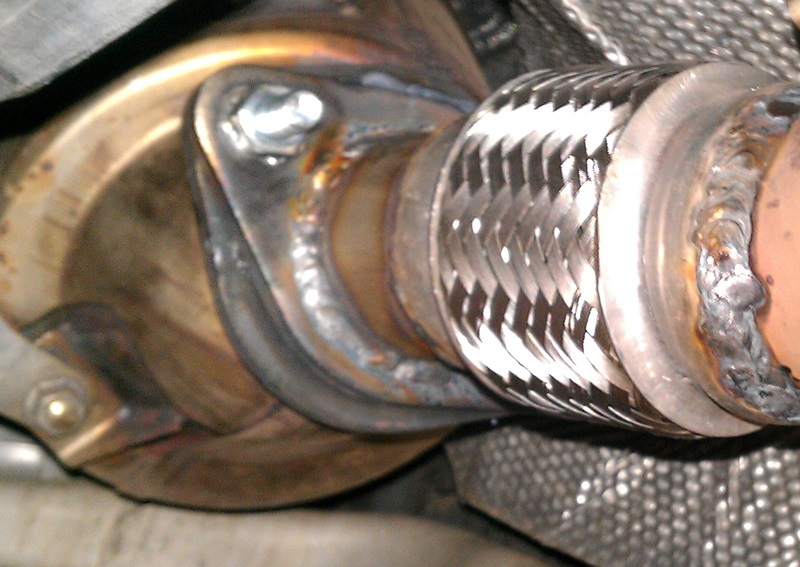 BMW 320d E91 exhaust flexi pipe repair/flexi pipe replacement/new flexible pipe eBay