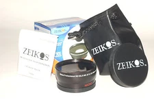 Zeikos 0.45x Wide Angle Lens 58mm - New - Professional High Definition