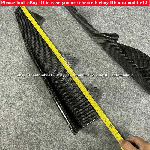 Carbon Fiber Side Skirt Winglets Splitter Lips Refiit For BMW 2-Series MP F87 M2 - Bild 8 von 9
