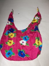 Vtg 1987 Island Fun Barbie 4061 Printed Sarong Skirt Wrap Pink Floral