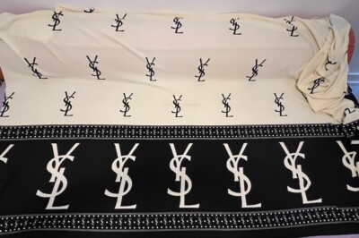 RARE Yves Saint Laurent Boutique Signature Fabric from the