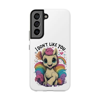 Cute Pony ''I Don't Like You'' iPhone 15 Case - Shockproof & Slim