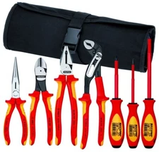 KNIPEX 9K-98-98-27-US Pliers / Screwdriver Tool Set w/Cutters, 7 Piece